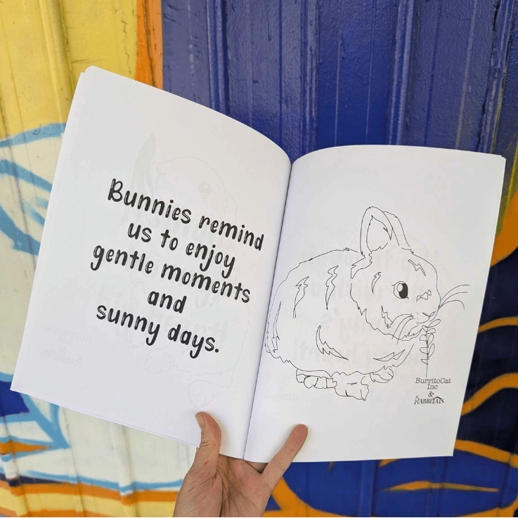 The Rabbitats Colouring Book