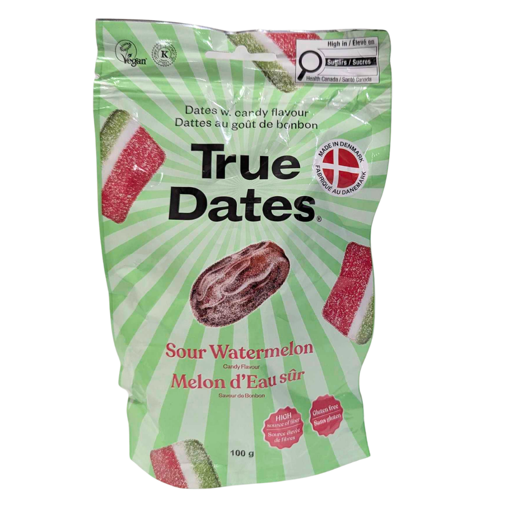 True Dates Sour Watermelon Flavoured Dates - 100g