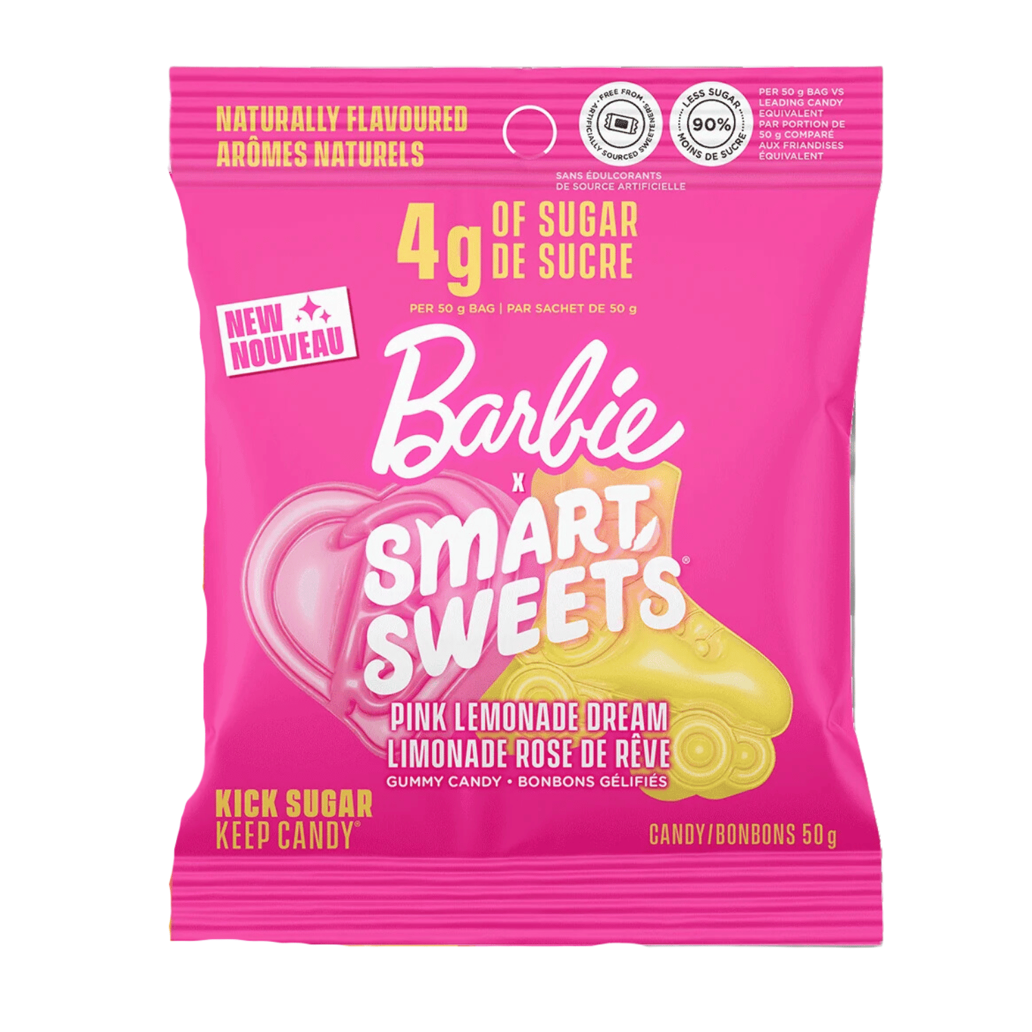Barbie x Smart Sweets Pink Lemonade Dream Gummies - 50g