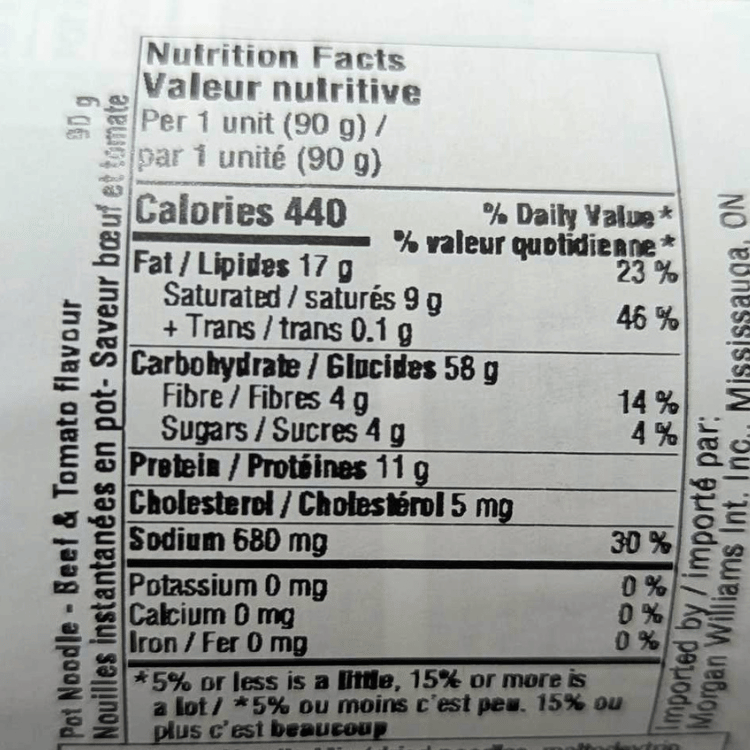Pot Noodle Beef & Tomato - 100g