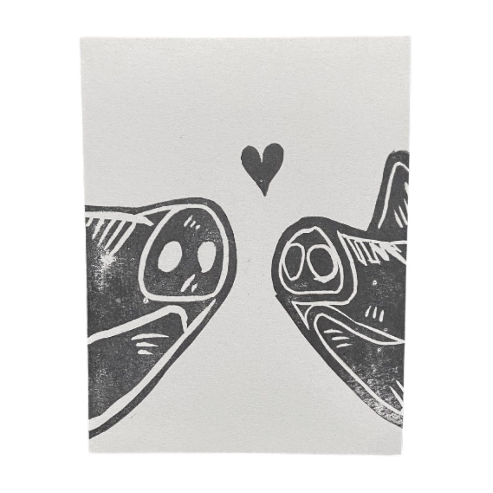 Bestowed Greeting Cards (Blank Inside) - White