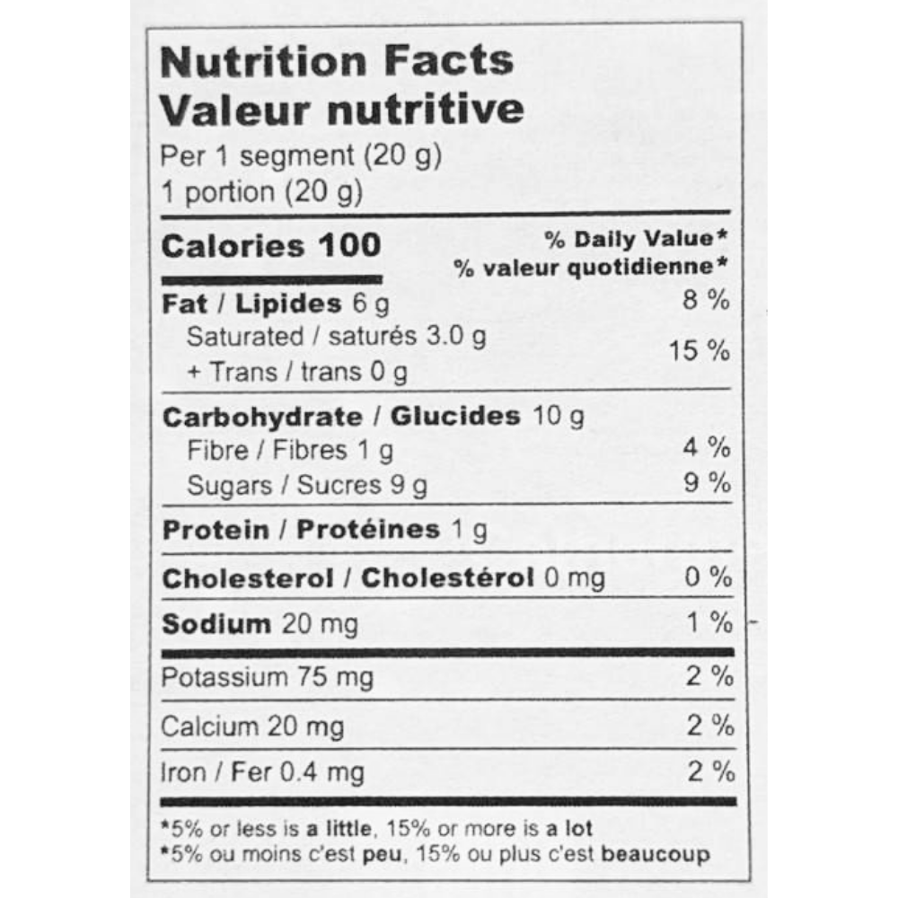 Catherine's Originals Dark Chocolate Ginger Sea Salt O'Bar - 200g
