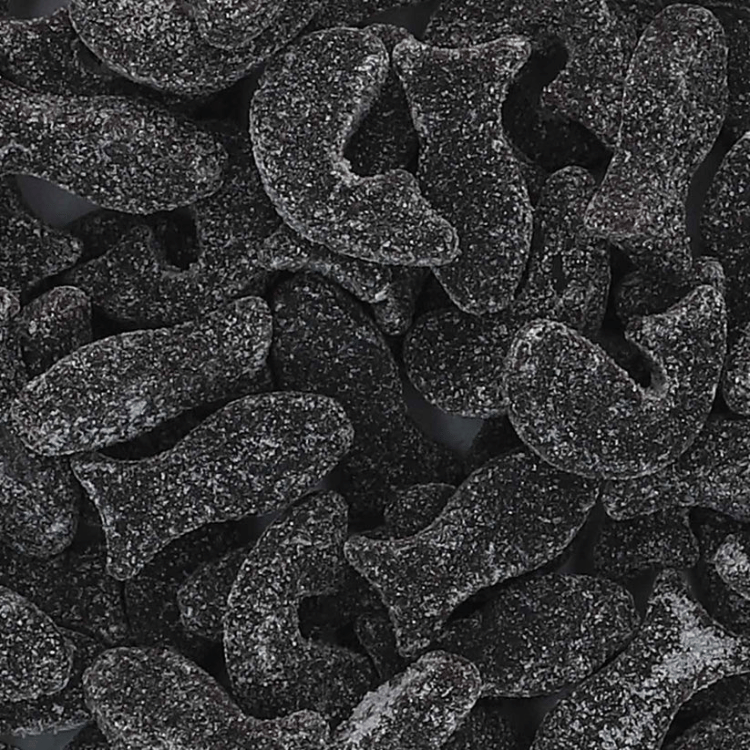 Katjes Salty Licorice Fish Gummies - 210g