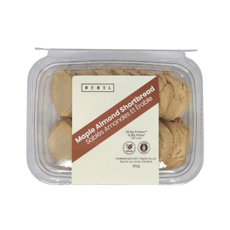 Rebel Foods Maple Almond Shortbread - 252g