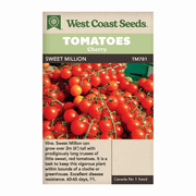 Graines de tomates cerises Sweet Million de West Coast Seeds - 0,1 g