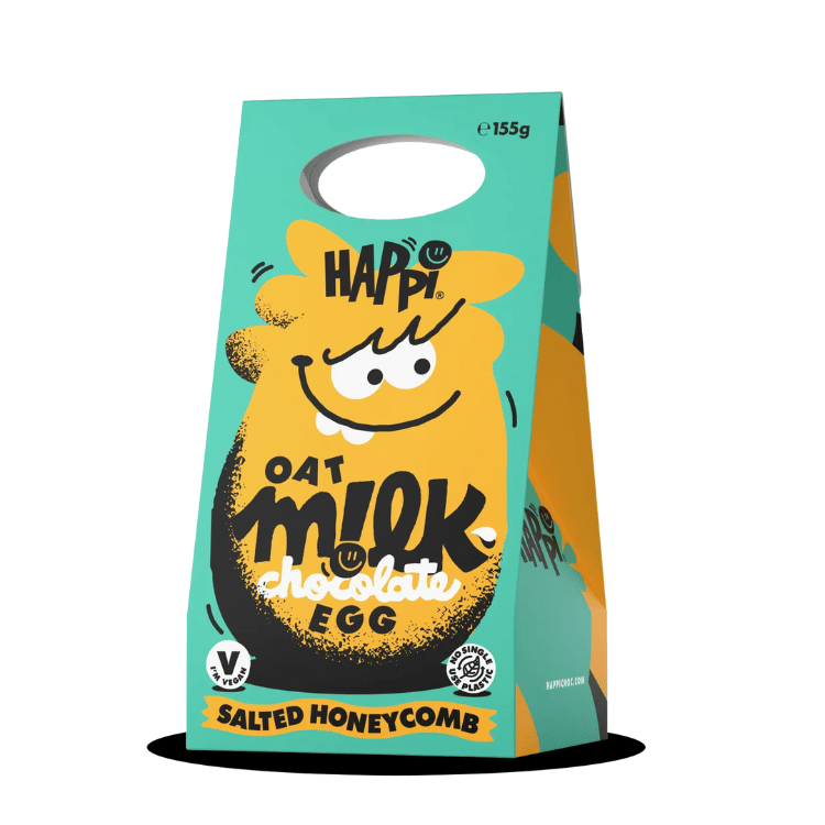 Happi Salted Honeycomb Oat Milk Chocolate Egg - 155g