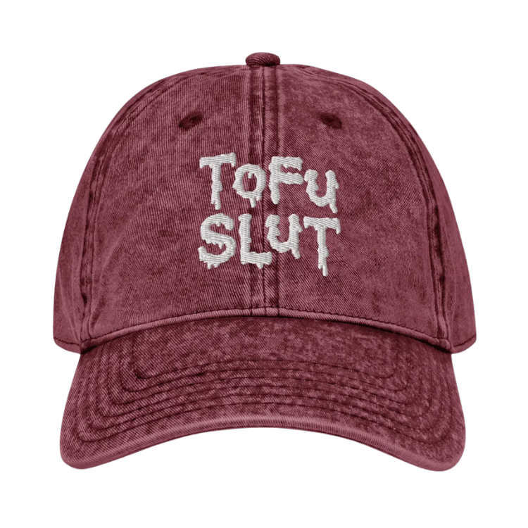 Vegan Power Co 'Tofu Slut' Baseball Cap