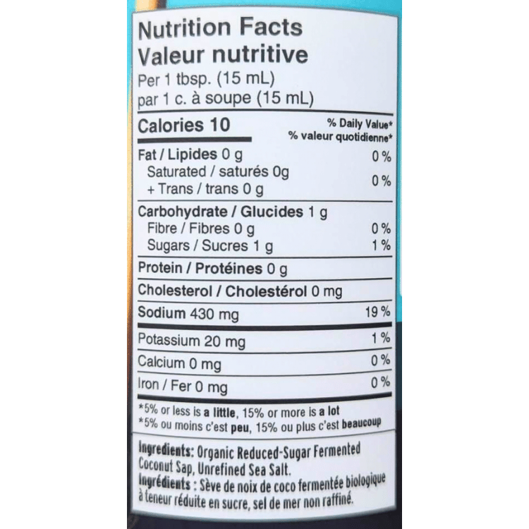 Naked Natural Foods Substitut de sauce de soja biologique - 296 ml