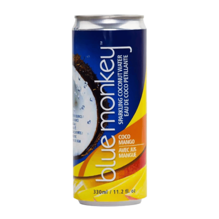 Blue Monkey Sparkling Coconut Water Mango Juice - 330ml