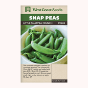 West Coast Seeds Little Snappea Crunch Snap Pea Seeds - 55 seeds