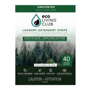 Eco Living Club Fragrance-Free Laundry Detergent Strips - 40 Loads