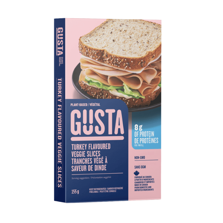 Gusta Turkey Flavoured Veggie Slices - 155g