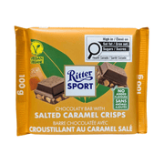 Ritter Sport Barre de Chocolat Vegan au Caramel Salé - 100g