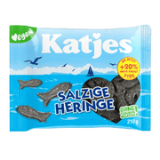 Katjes Salty Licorice Fish Gummies - 210g