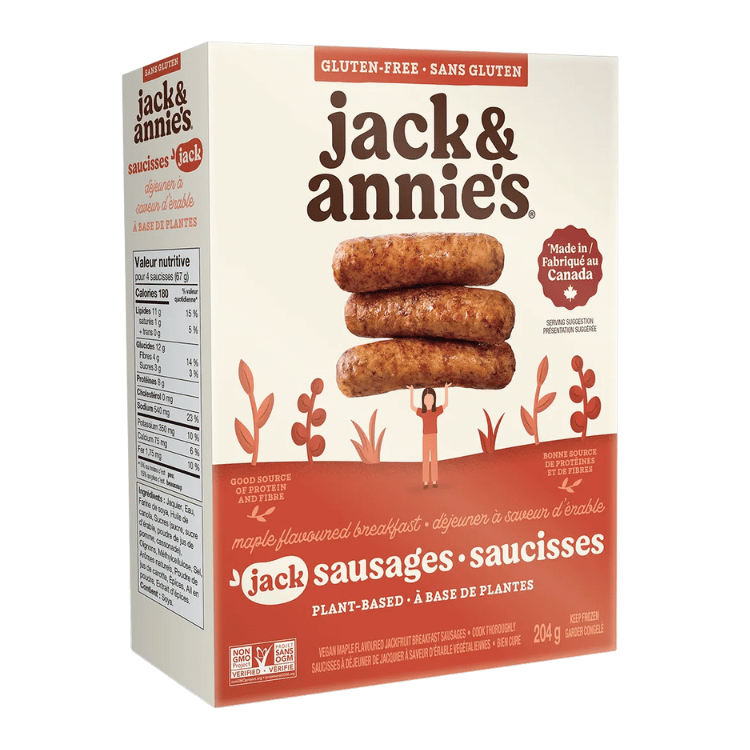 Jack & Annie's Maple Breakfast Sausage - 204g