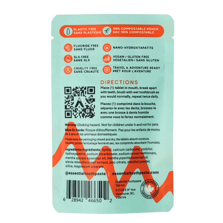 Essential Toothpaste Tabs  - 65 Tabs