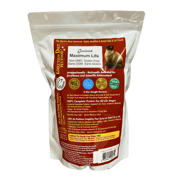 Evolution Diet Maximum Life Gourmet Cat Kibble – Vegan