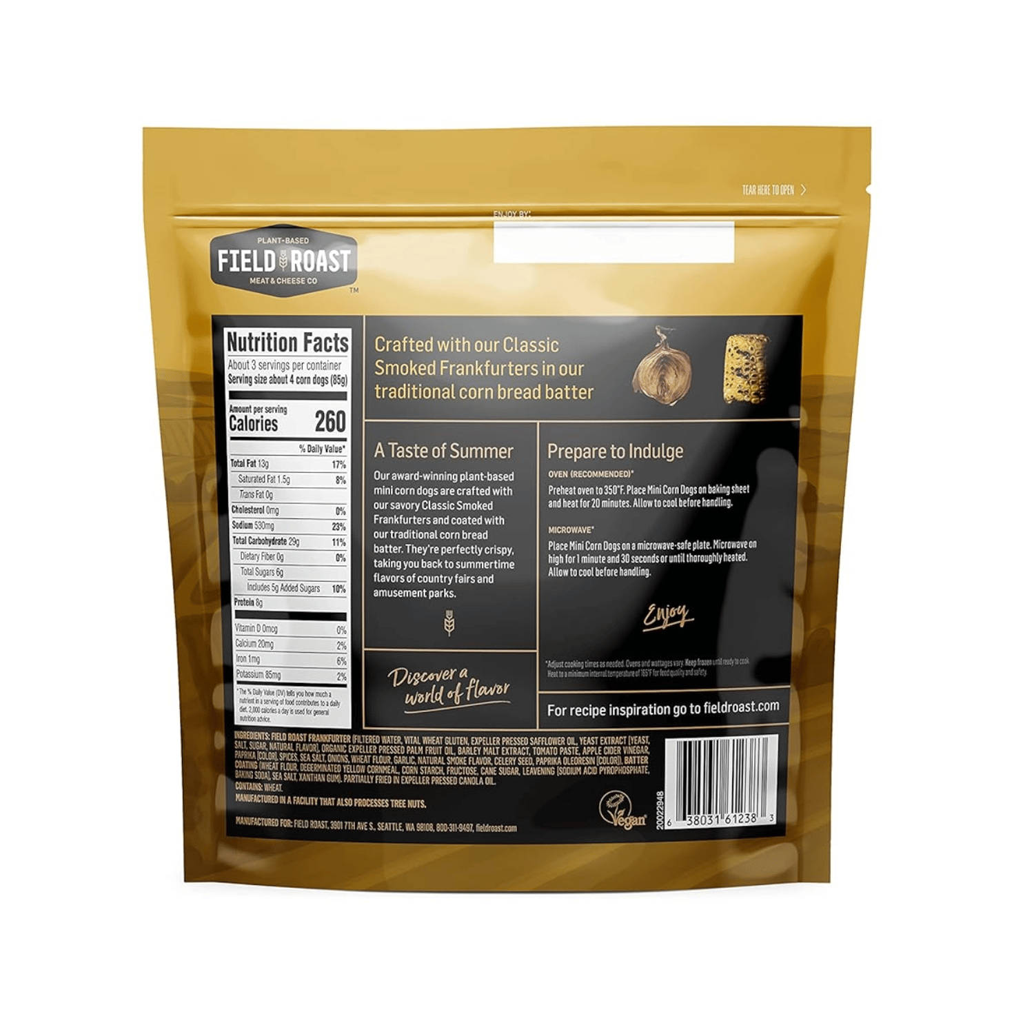 Mini Chiens de Maïs Field Roast - 283g