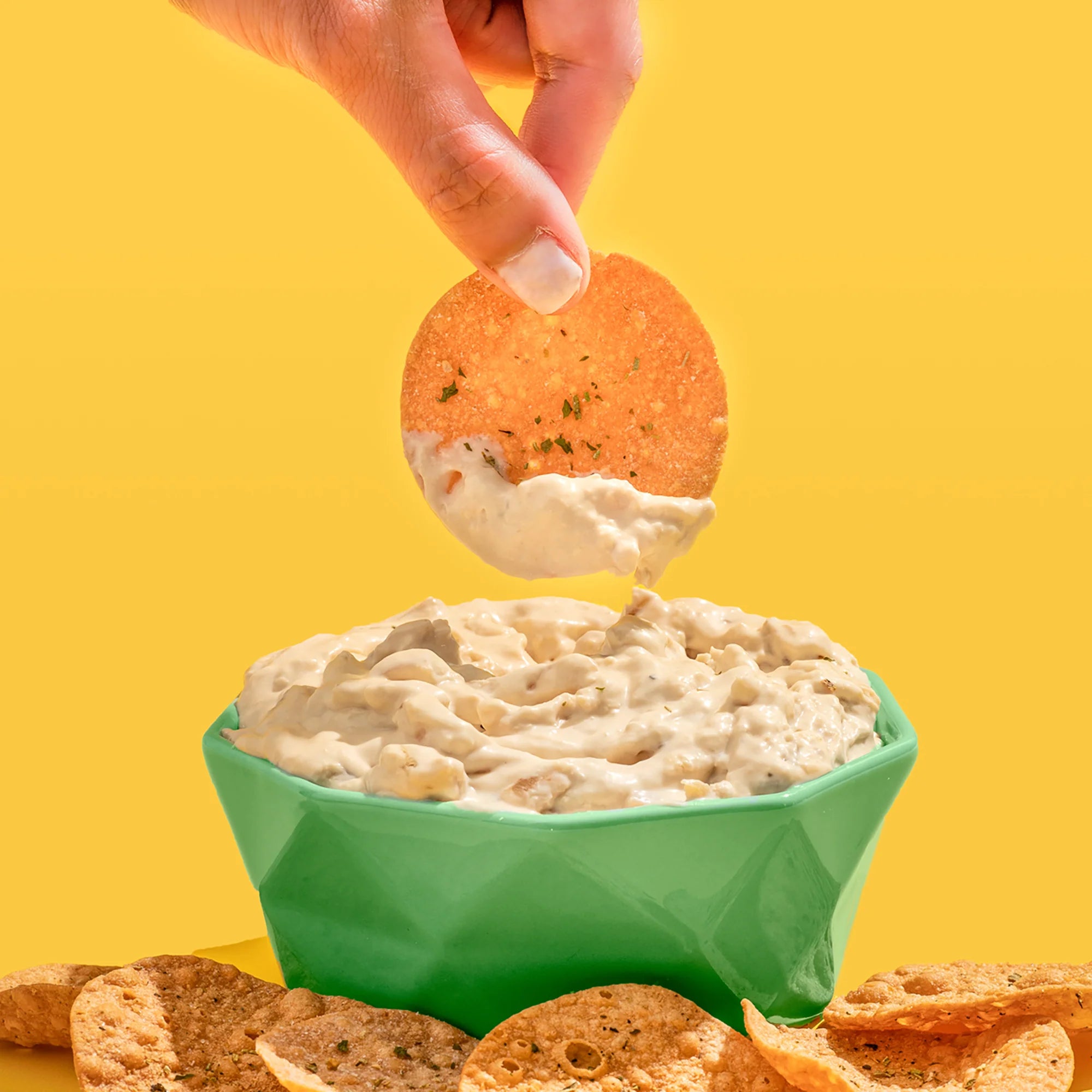 From The Ground Up Chips de chou-fleur à la crème sure et à l'oignon - 100g