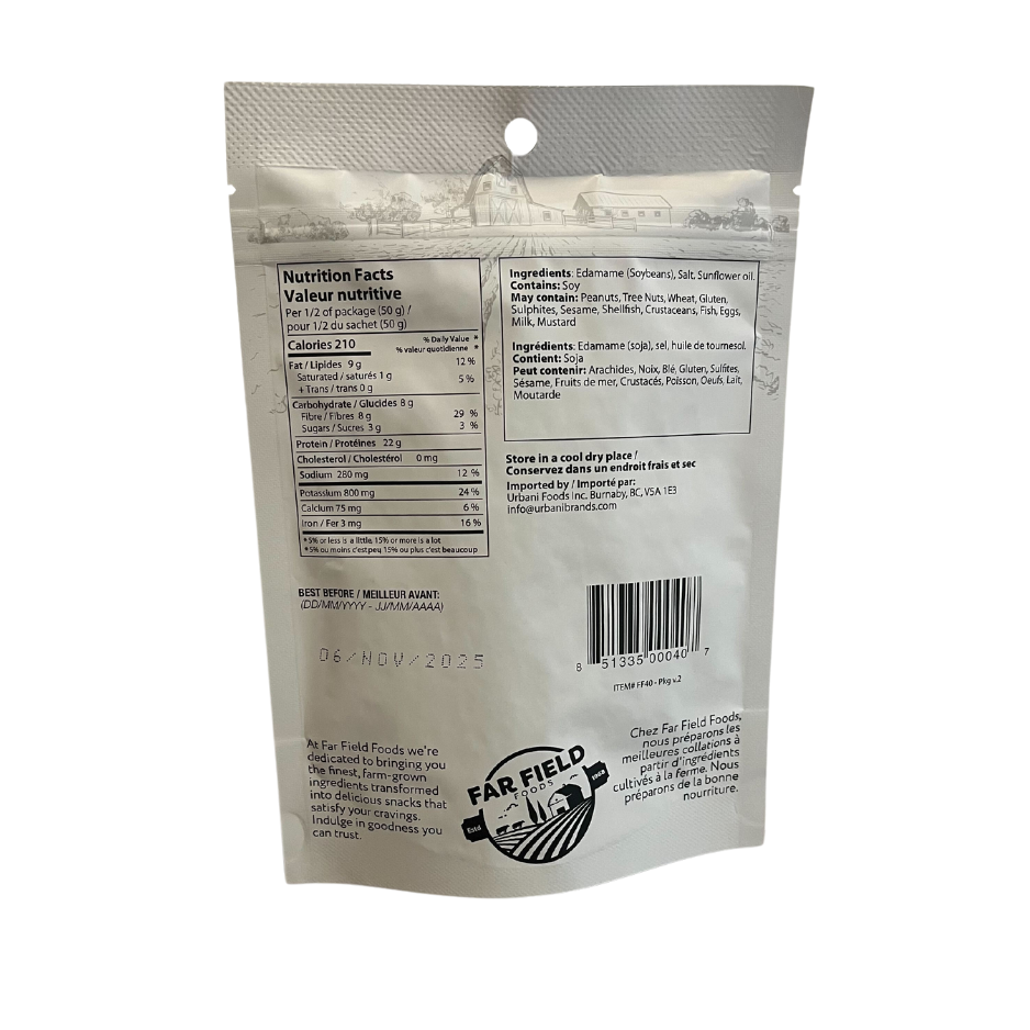 Far Field Salted Edamame - 100g
