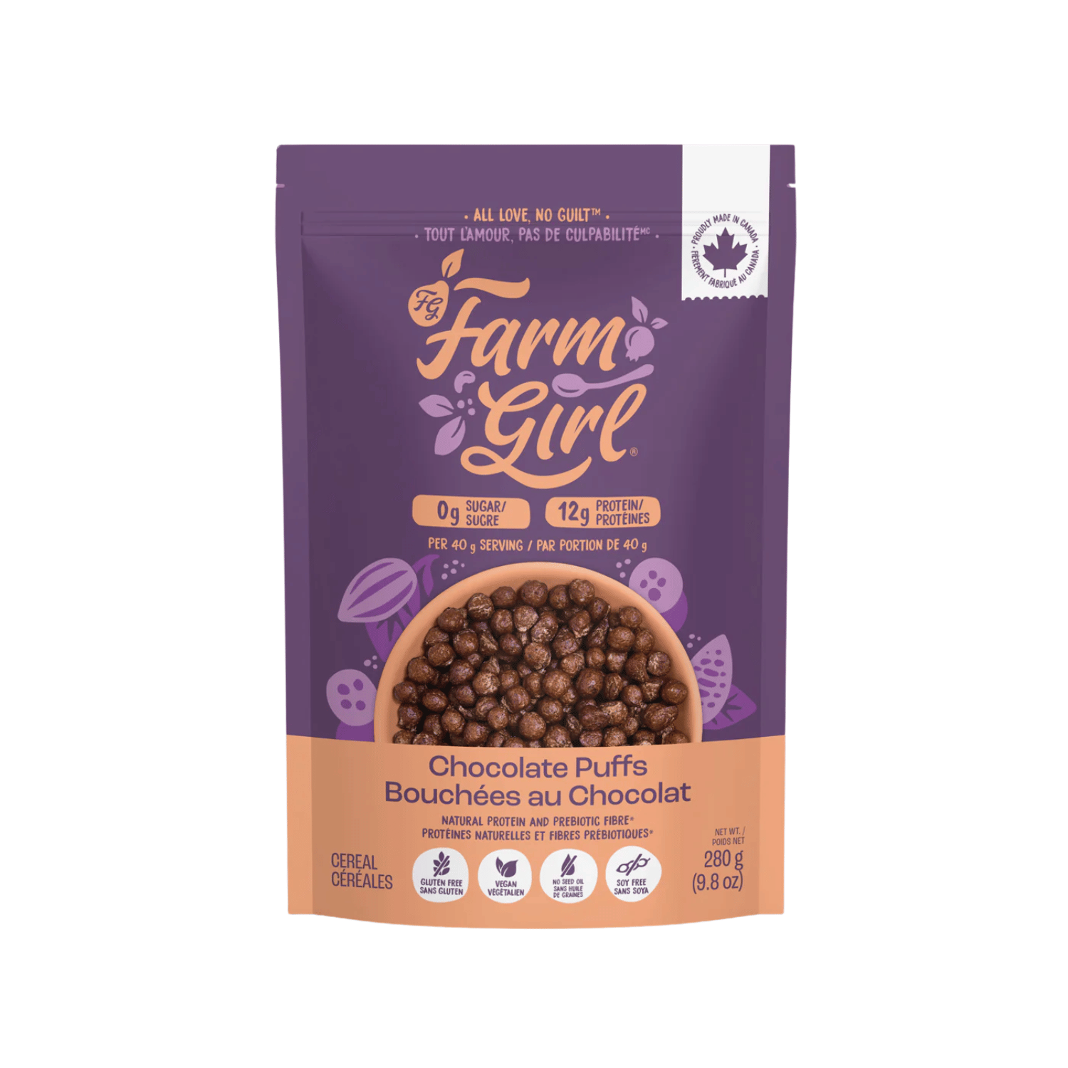 Farm Girl Chocolate Puffs - 280g