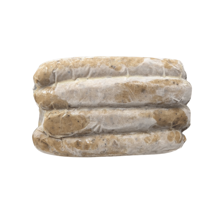 Saucisses aux pommes et à la sauge fumées rôties sur le terrain - 368g