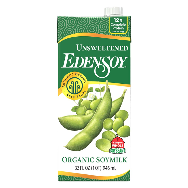 Edensoy Unsweetened Organic Soy Milk - 946ml