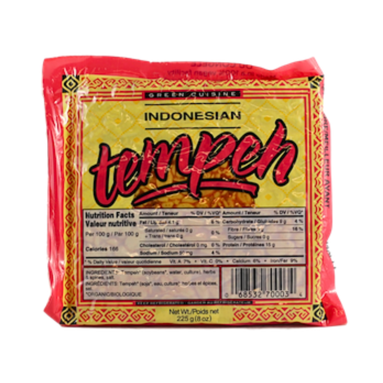 Tempeh 7 grains Green Cuisine - 225g