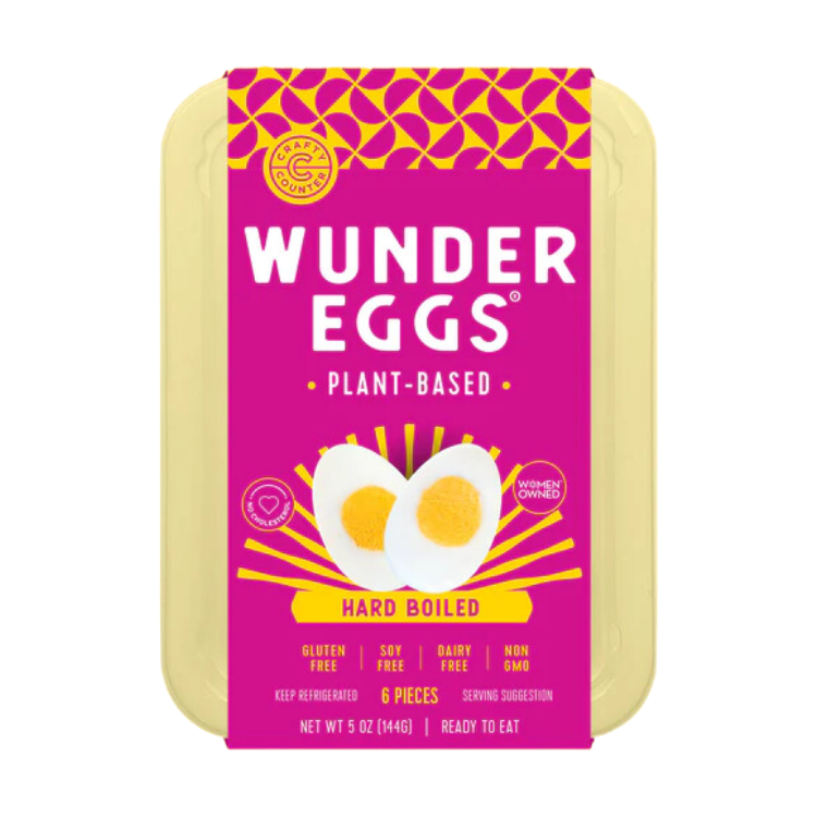 WunderEggs Plant-Based Hard-Boiled Eggs - 144g