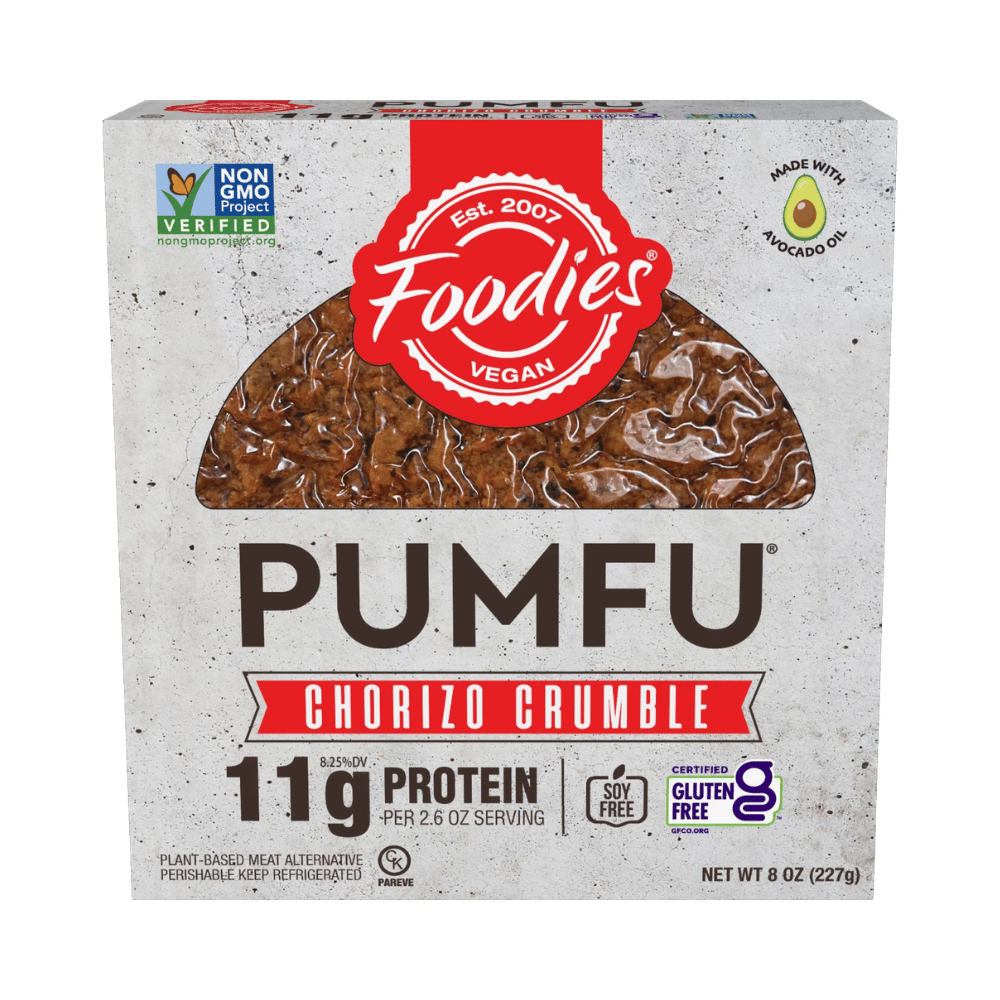 Crumble de chorizo ​​végétalien au Pumfu de Foodie - 227g