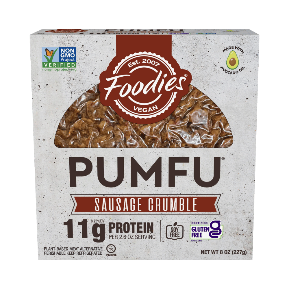 Foodie's Vegan Pumfu Sausage Crumble - 227g