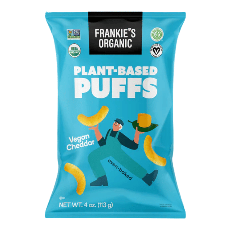 Frankie's Organic Plant-Based Cheddar Puffs - 113g