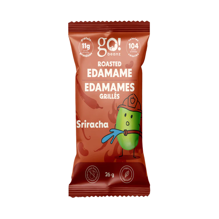 Go! Beanz Sriracha Roasted Edamame Beans - 26g