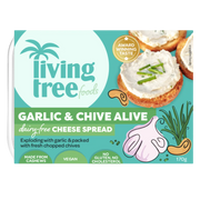 Living Tree Foods Garlic & Chive Alive Cream Cheese - 170g
