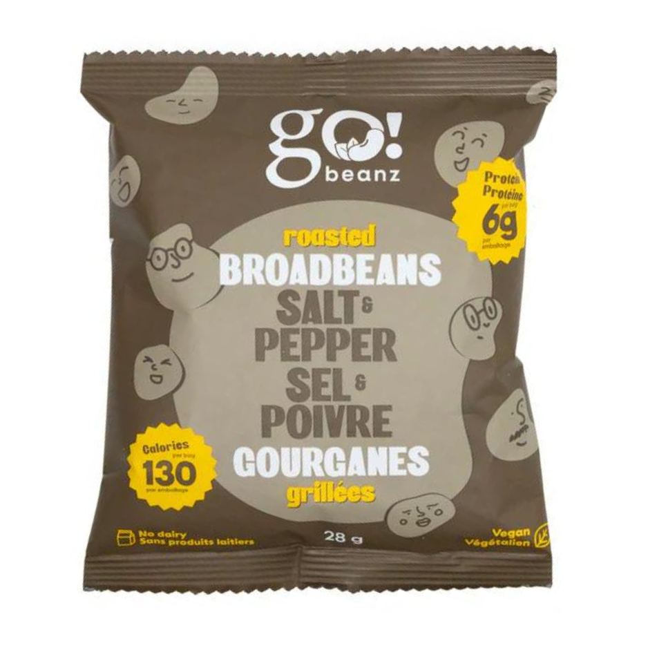 Go! Beanz Salt & Pepper Roasted Broad Beans - 28g