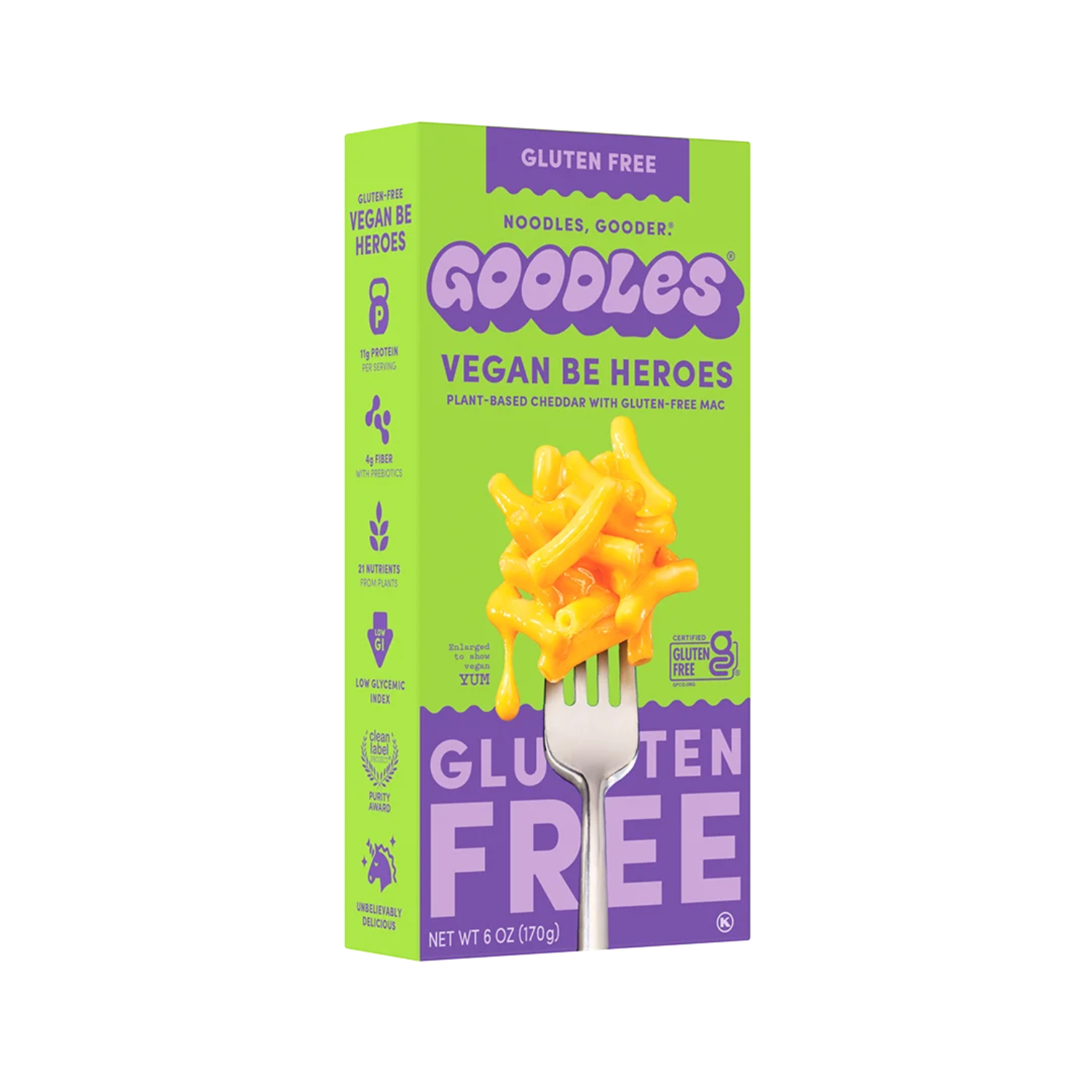 Goodles Vegan Be Heroes Gluten-Free Mac and Cheese - 170g