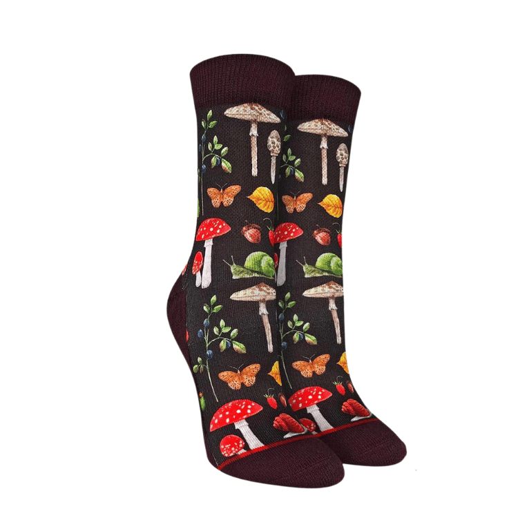 Good Luck Sock Mushrooms, Snails, and Bugs Socks