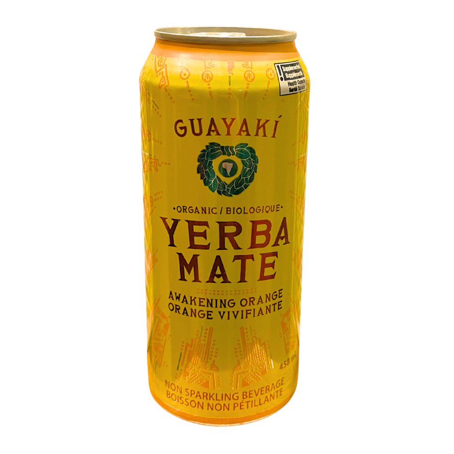 Guayaki Yerba Mate Awakening Orange Can - 458ml