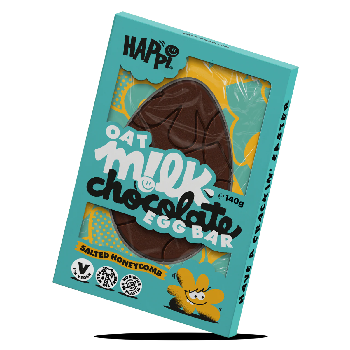 Happi Salted Honeycomb Oat Milk Easter Egg Bar - 140g