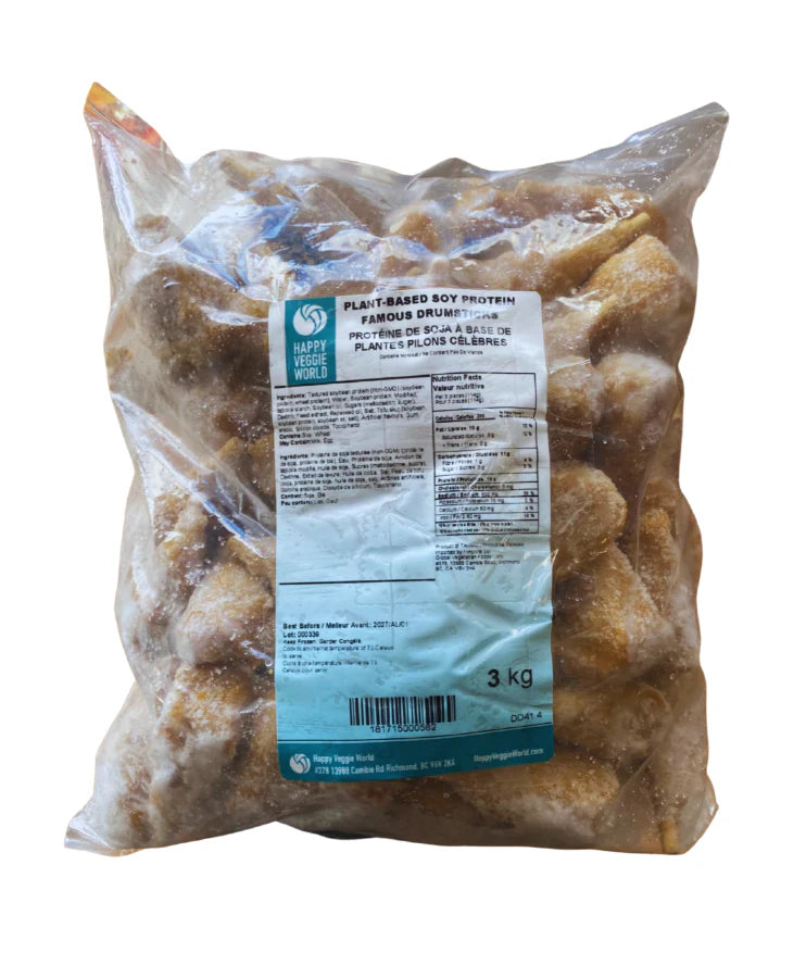 Happy Veggie World Food Service Chicken Drumsticks - 3kg