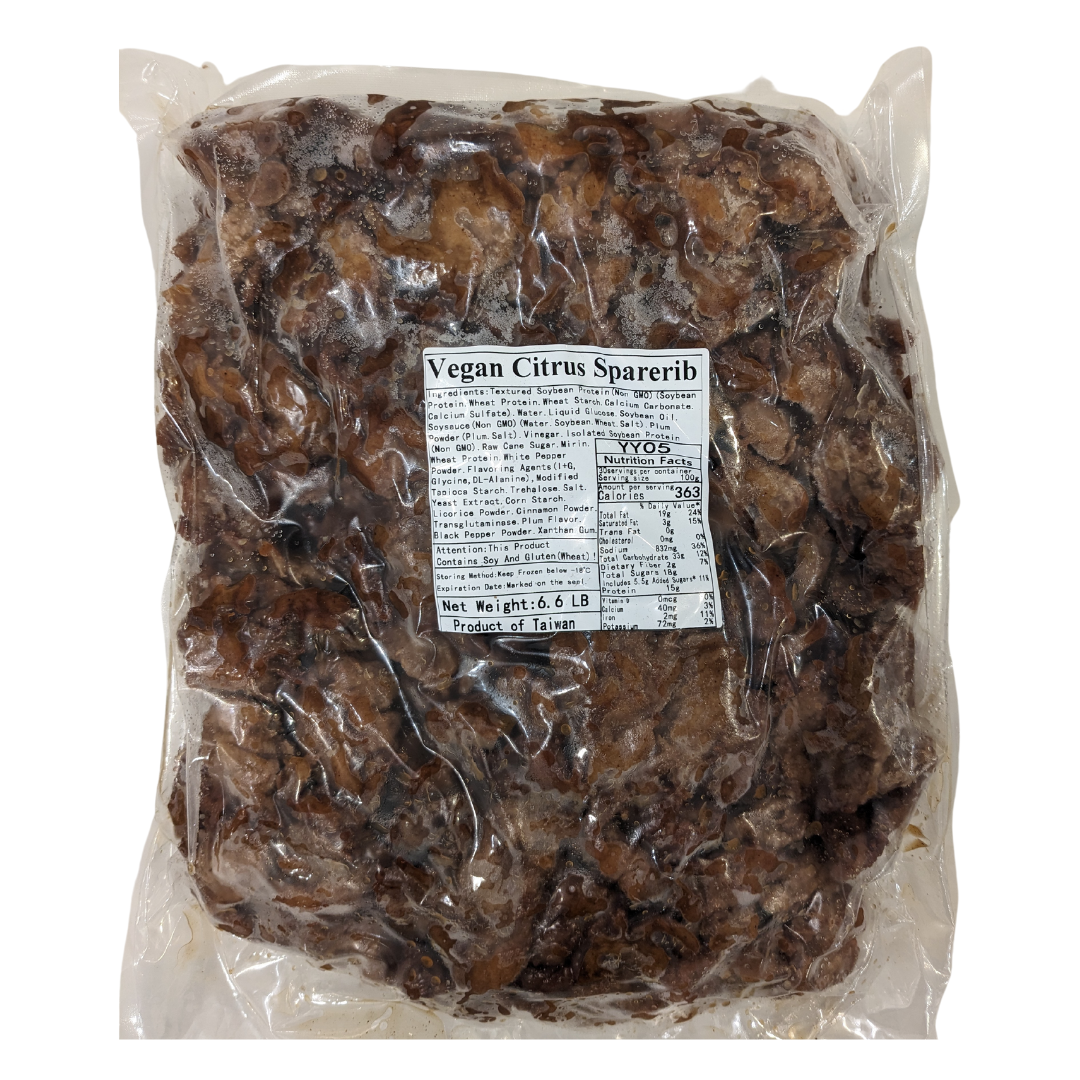 Happy Veggie World Food Service Citrus Spare Ribs - 3kg