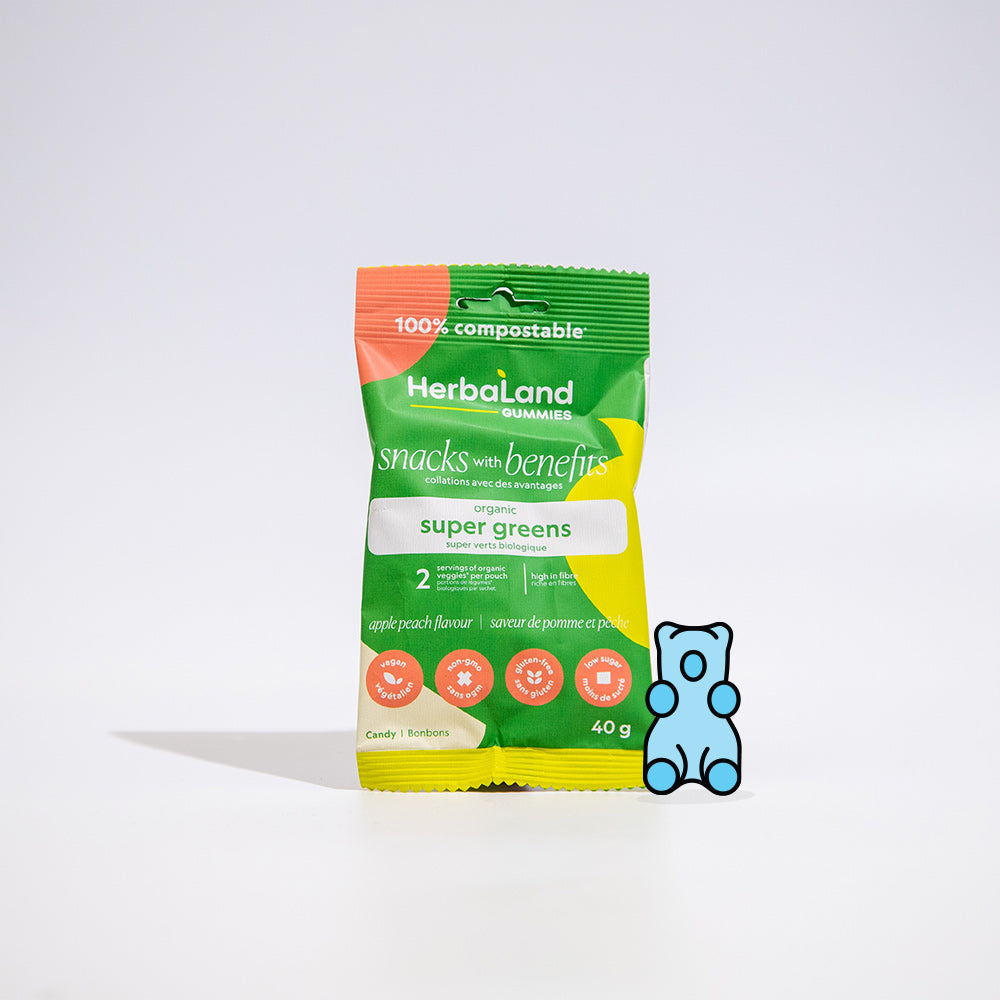 Herbaland Snacks with Benefits Super Greens Gummies - 40g