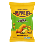 Soufflés de pois chiches au cheddar blanc Hippeas - 113g