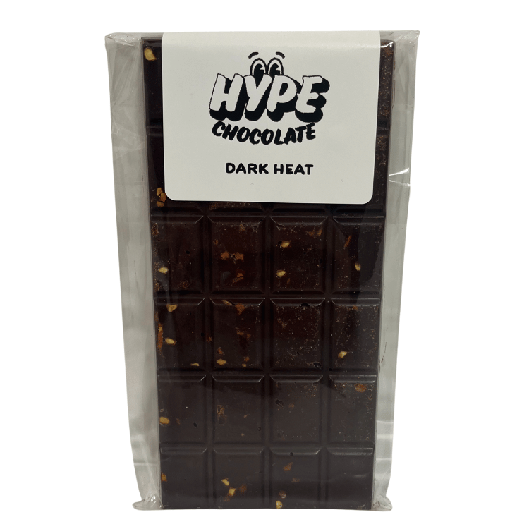 CLEARANCE - Hype Chocolate Dark Heat Chocolate Bar - 100g