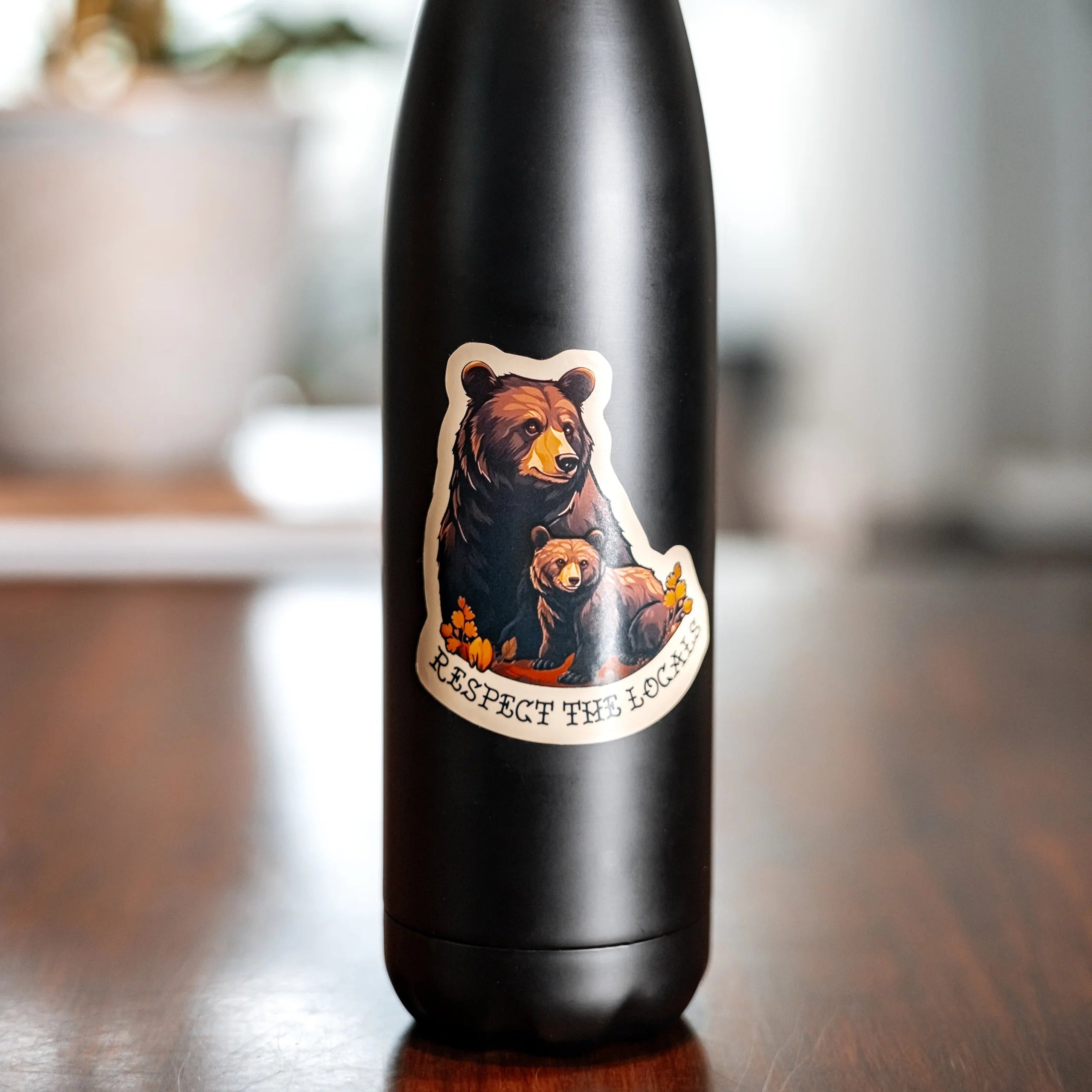 Renegade Stickers 'Respect the Locals' Bear Sticker