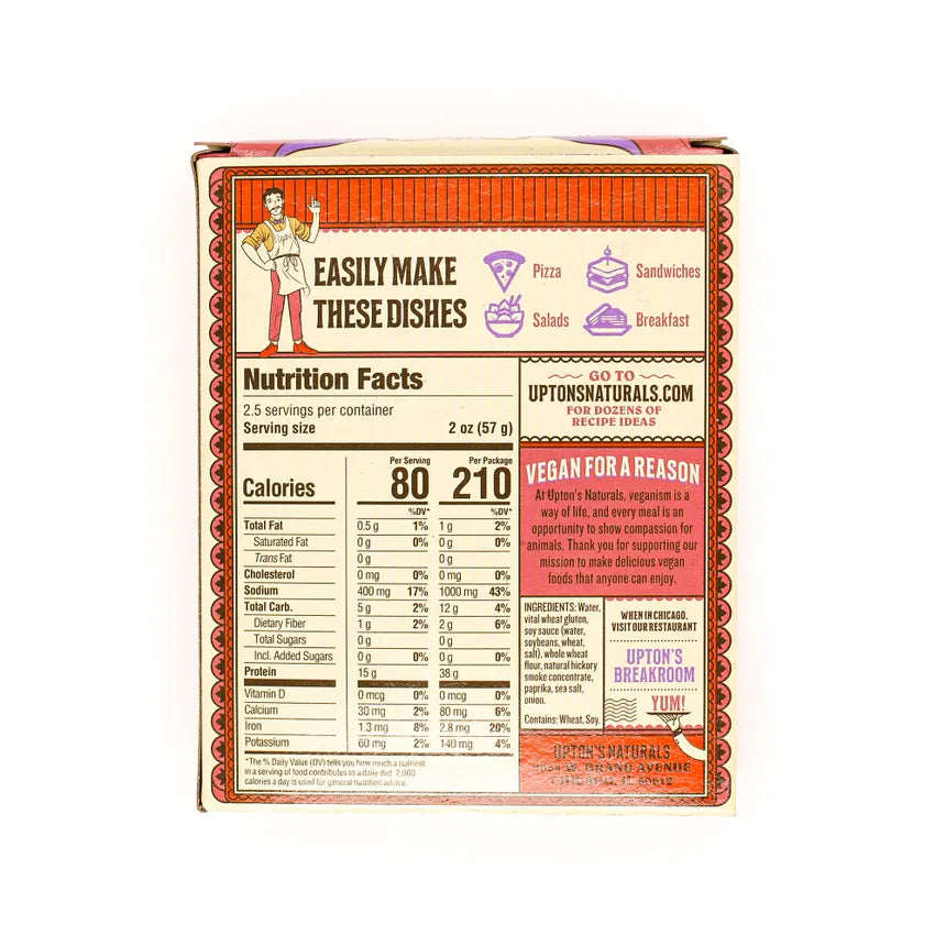 Upton's Bacon Seitan - 142g