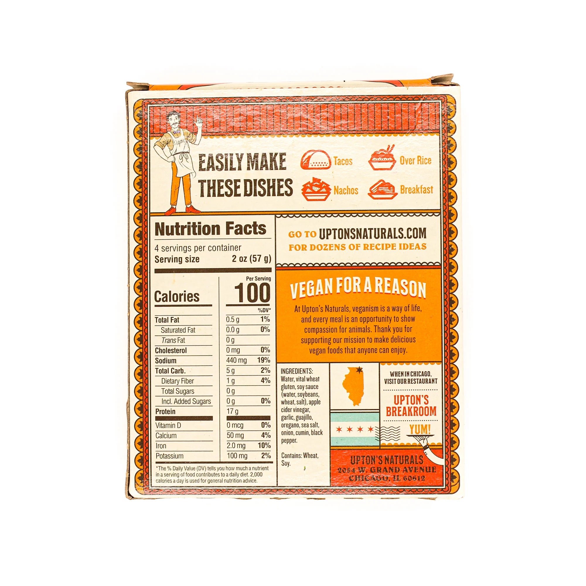 Upton's Mexican Seitan Crumbles - 227g