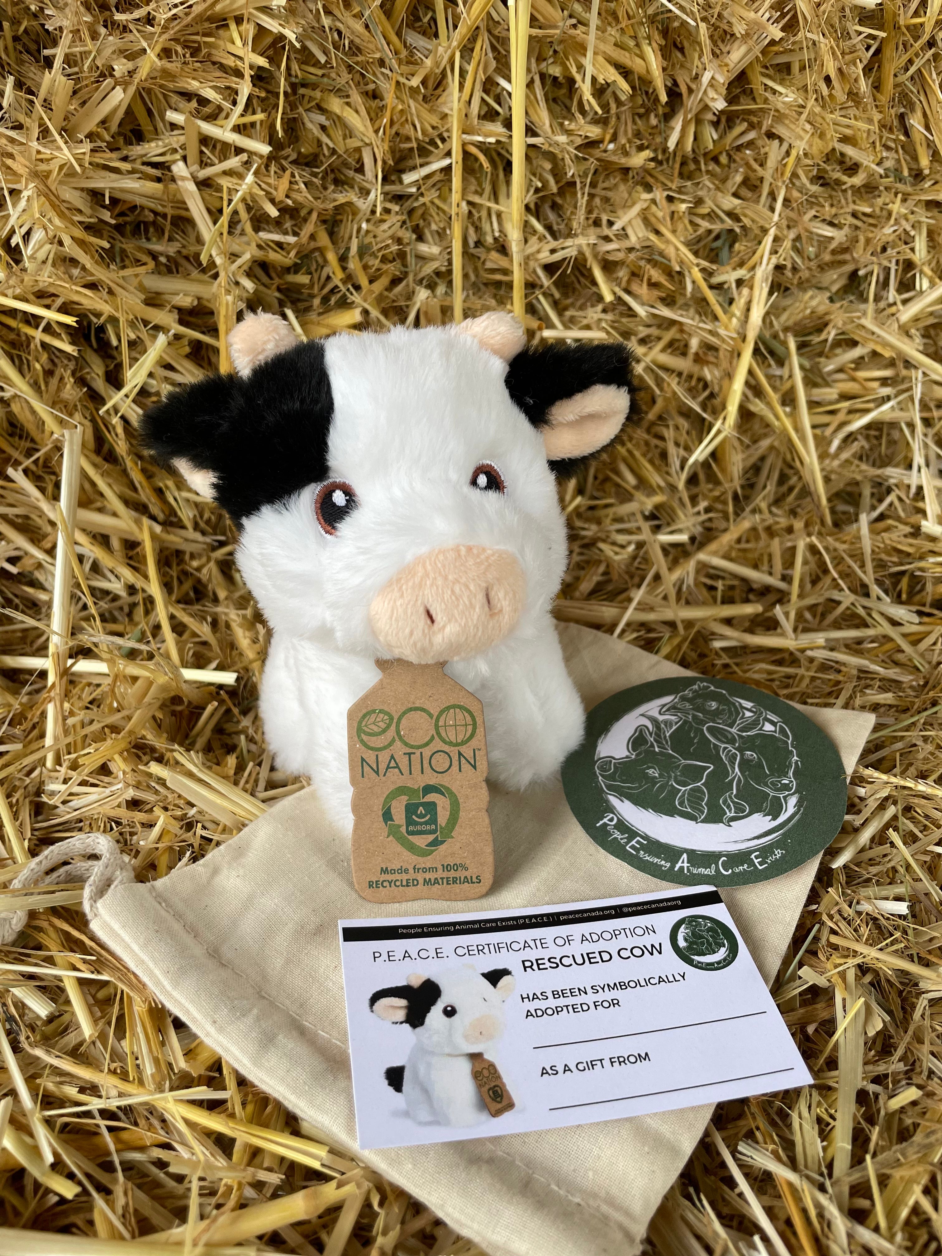 P.E.A.C.E Farm Sanctuary Rescue Stuffie - Small