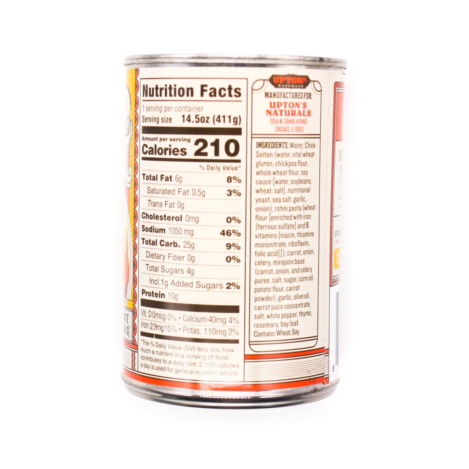 Upton's Seitan & Noodle Soup - 411g