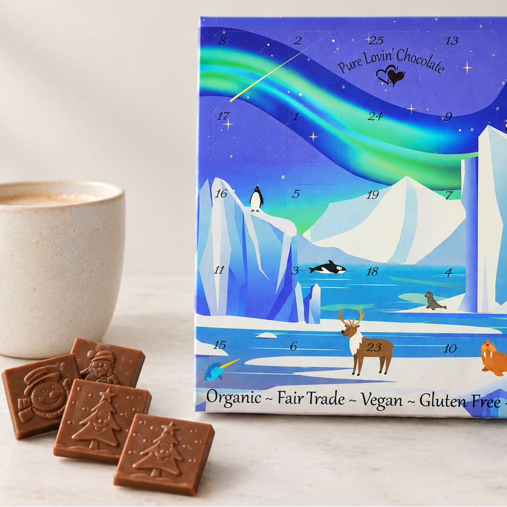 Pure Lovin' Solid Oat Milk Chocolate Advent Calendar - 175g